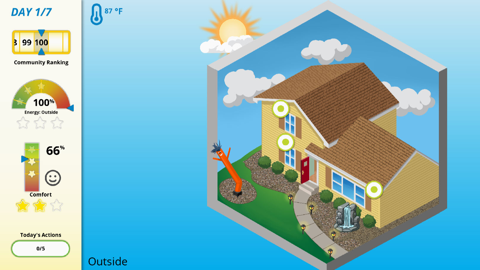 Energy Savers quest game screenshot