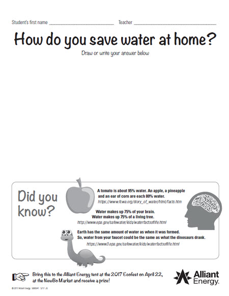 water conservation printable thumbnail