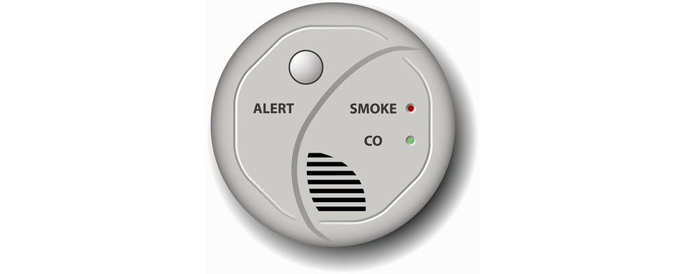 illustration of a smoke/carbon monoxide detector